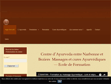 Tablet Screenshot of massage-narbonne.com